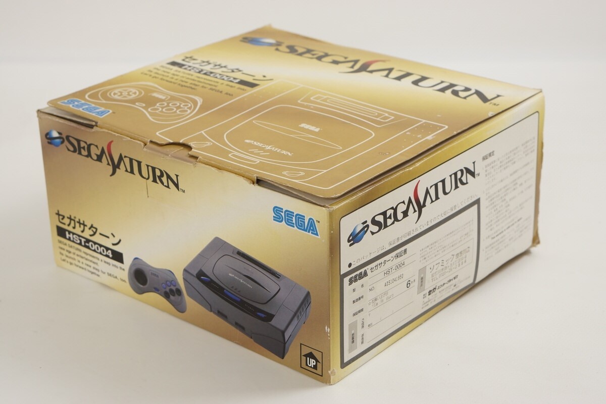 Sega Saturn GREY Console Boxed HST-3210 Tested System JAPAN -NTSC-J- AD51041950