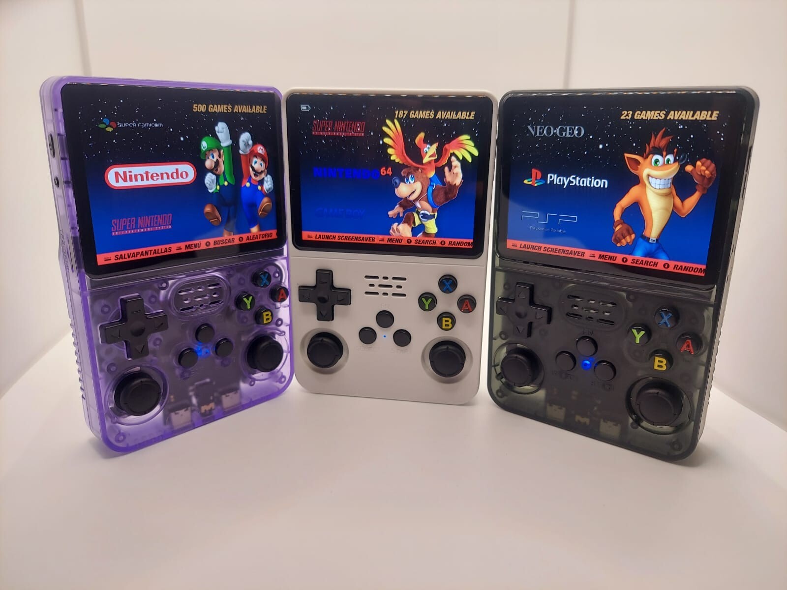 R36S Retro Handheld Video Game Console Linux System 3.5 Inch IPS Screen R35s Pro