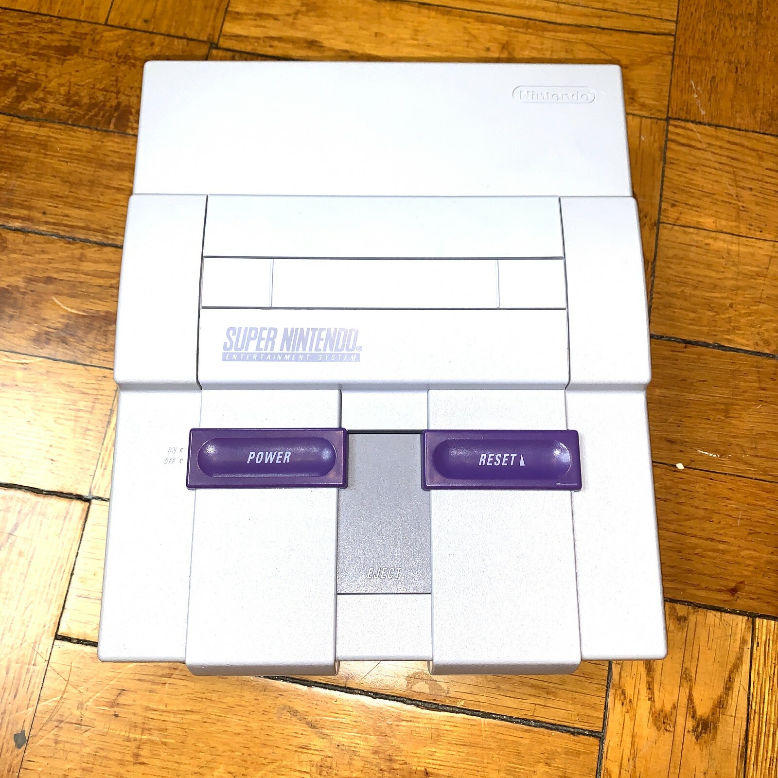 Super Nintendo SNES Console w/ OEM Controllers + w/ Mario Kart & Donkey Kong