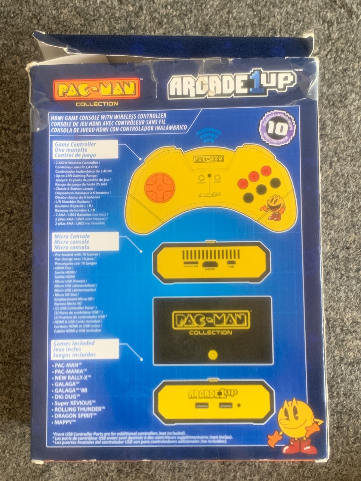 Arcade 1up Pac-Man Collection 8093 USED with box good condition