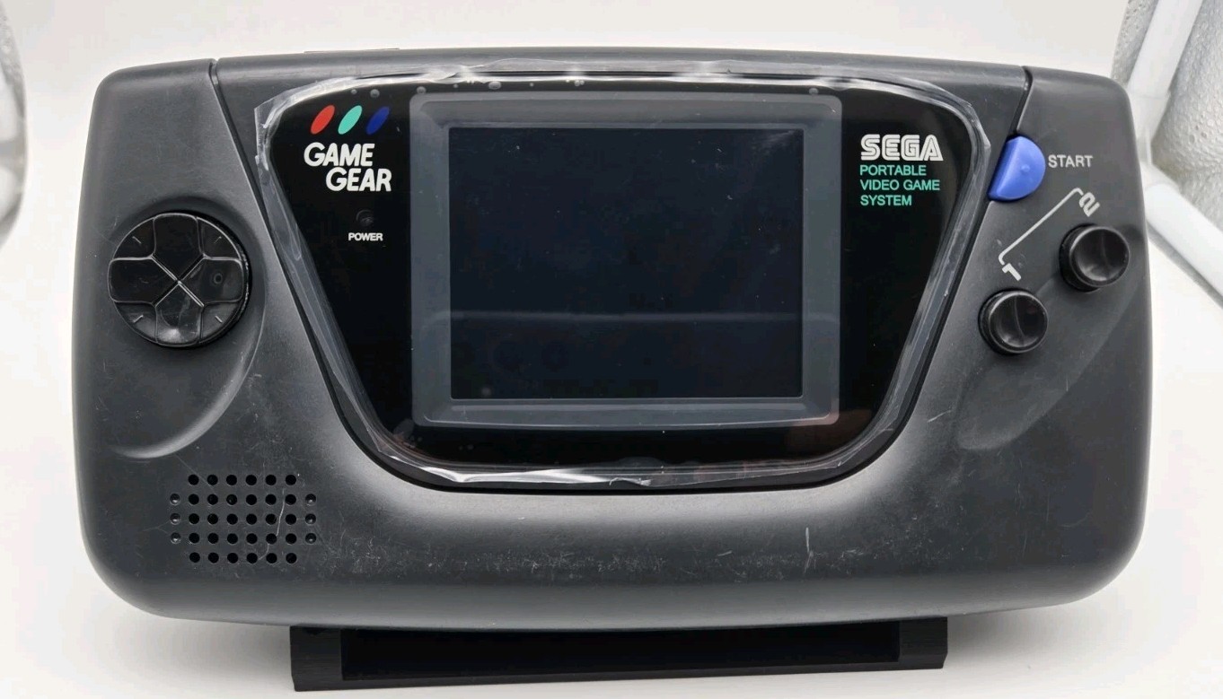 SEGA Game Gear Restored – Recapped, New Glass Lens, AC Adapter, Tested