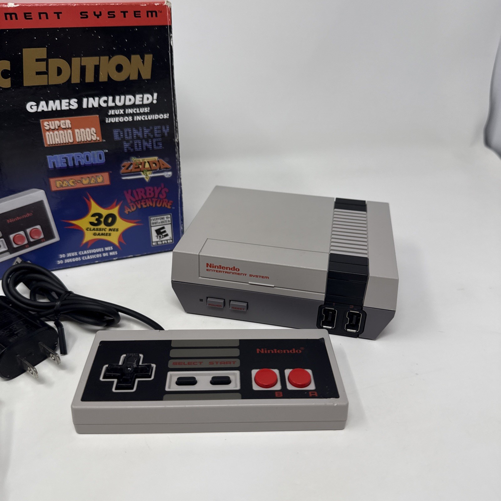 Nintendo Classic Edition Console NES Mini System Complete CIB Tested And Working
