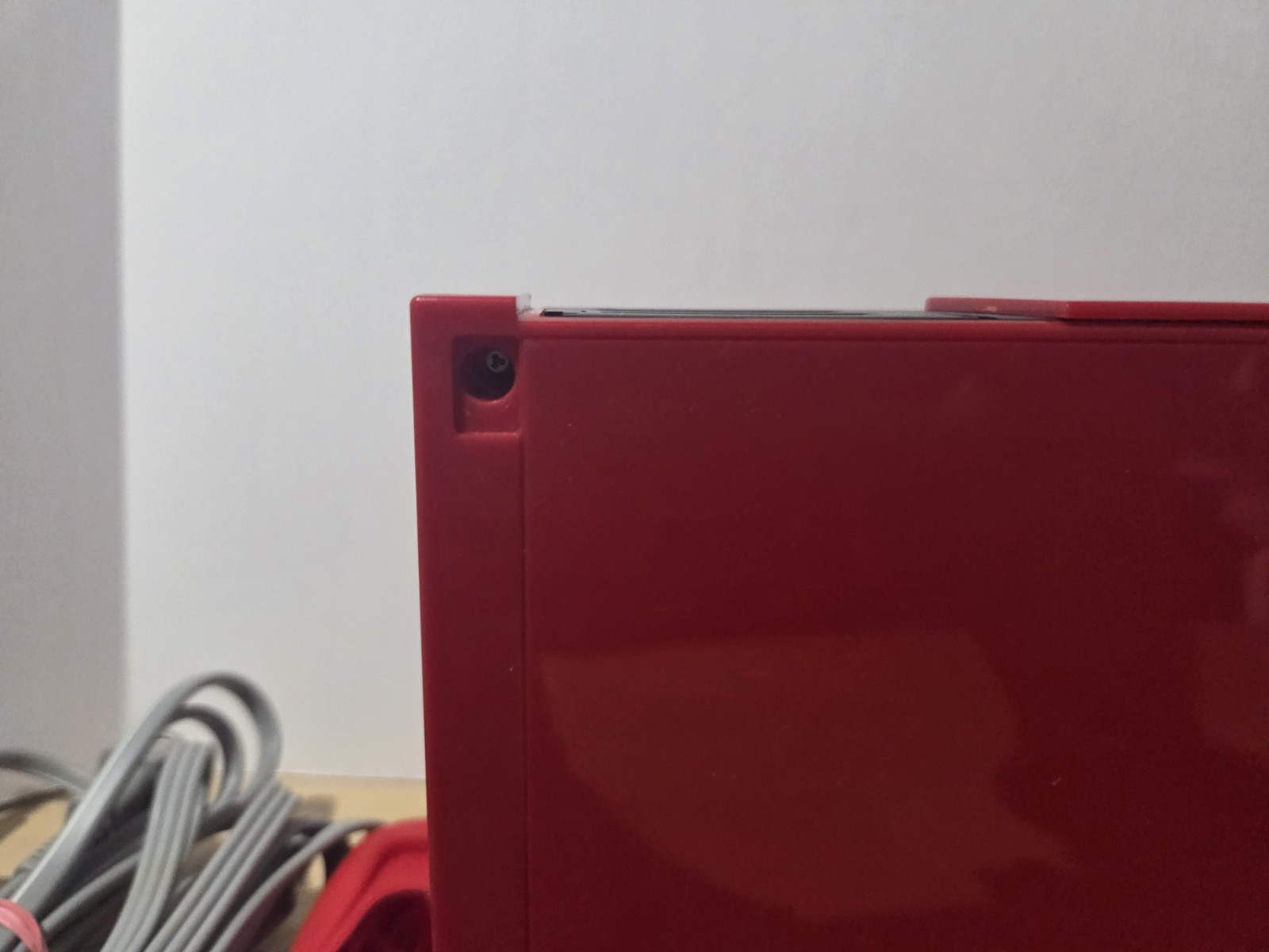 Nintendo Wii Red Console Super Mario With All Cables Tested Motion Controller