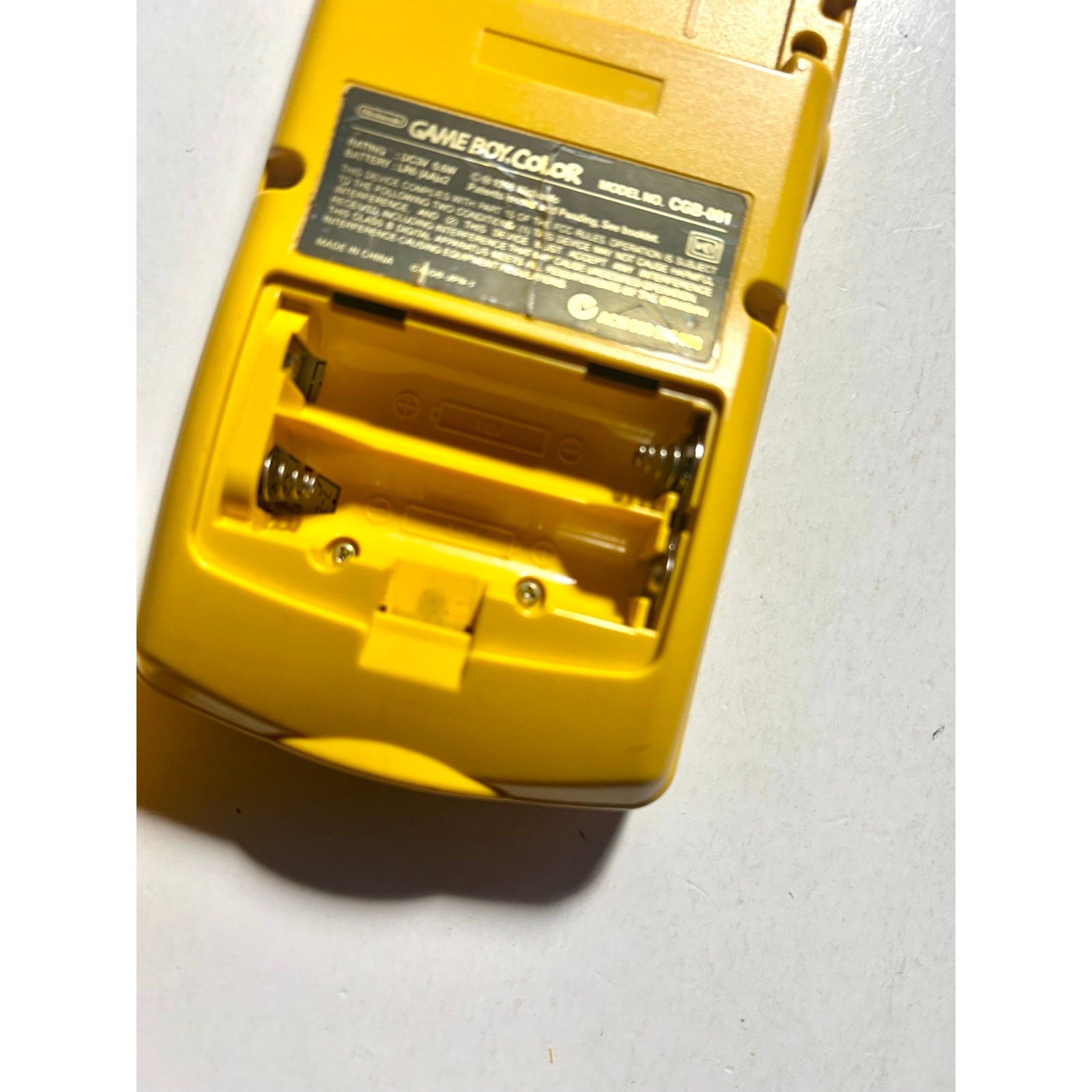Nintendo Gameboy Game Boy Color Yellow🔥Works Great! Great Condition!