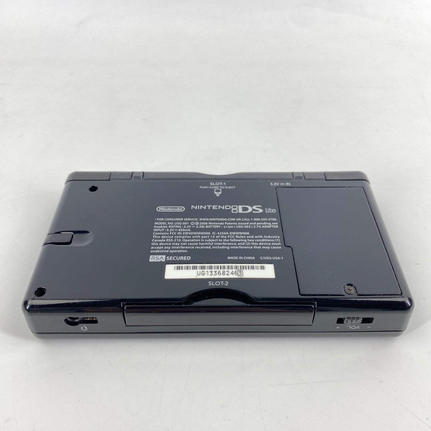 Nintendo DS Lite Handheld Game Console USG-001 Black