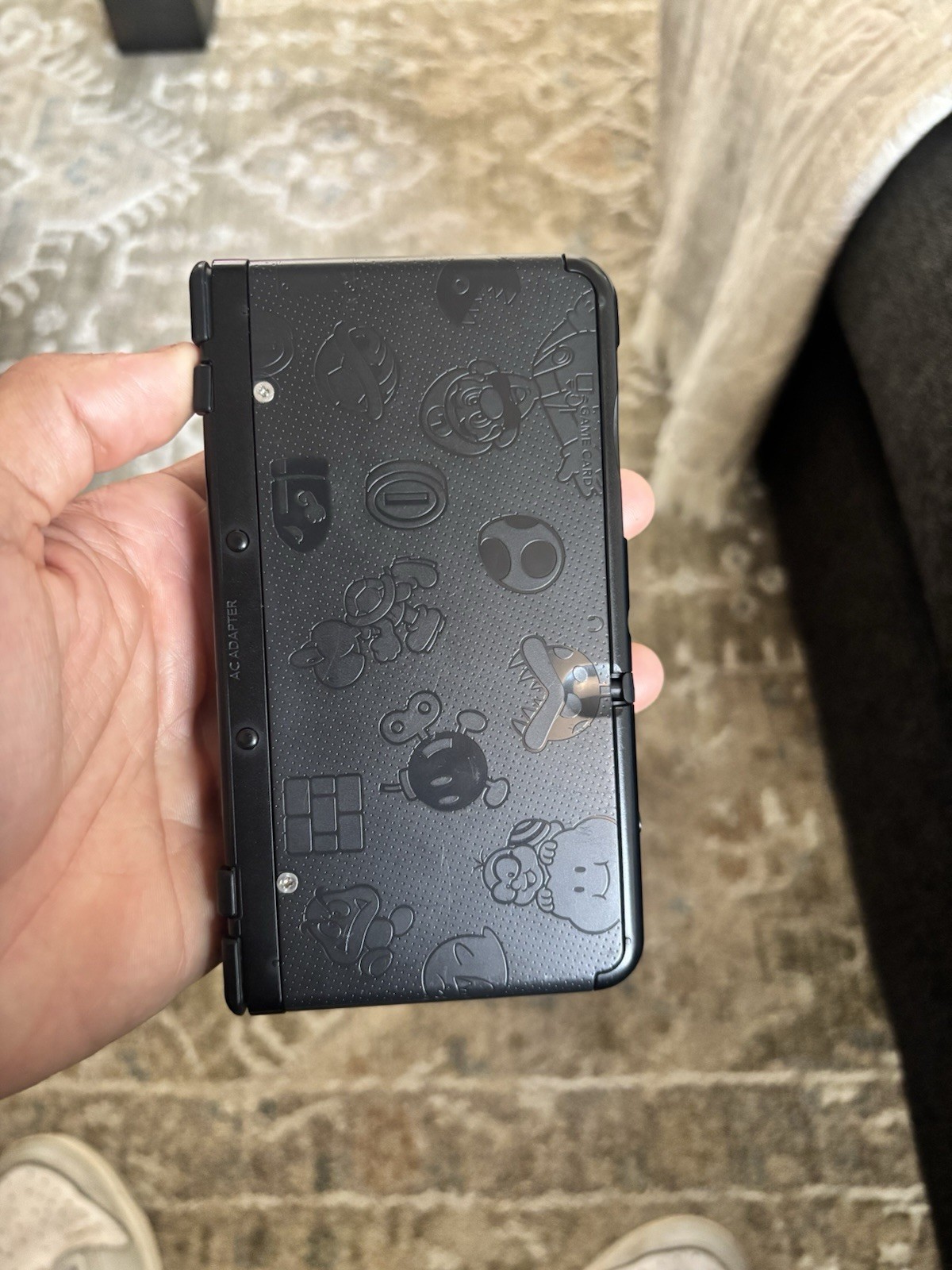 New Nintendo 3DS Super Mario Edition Handheld System – Black 32GB MicroSD