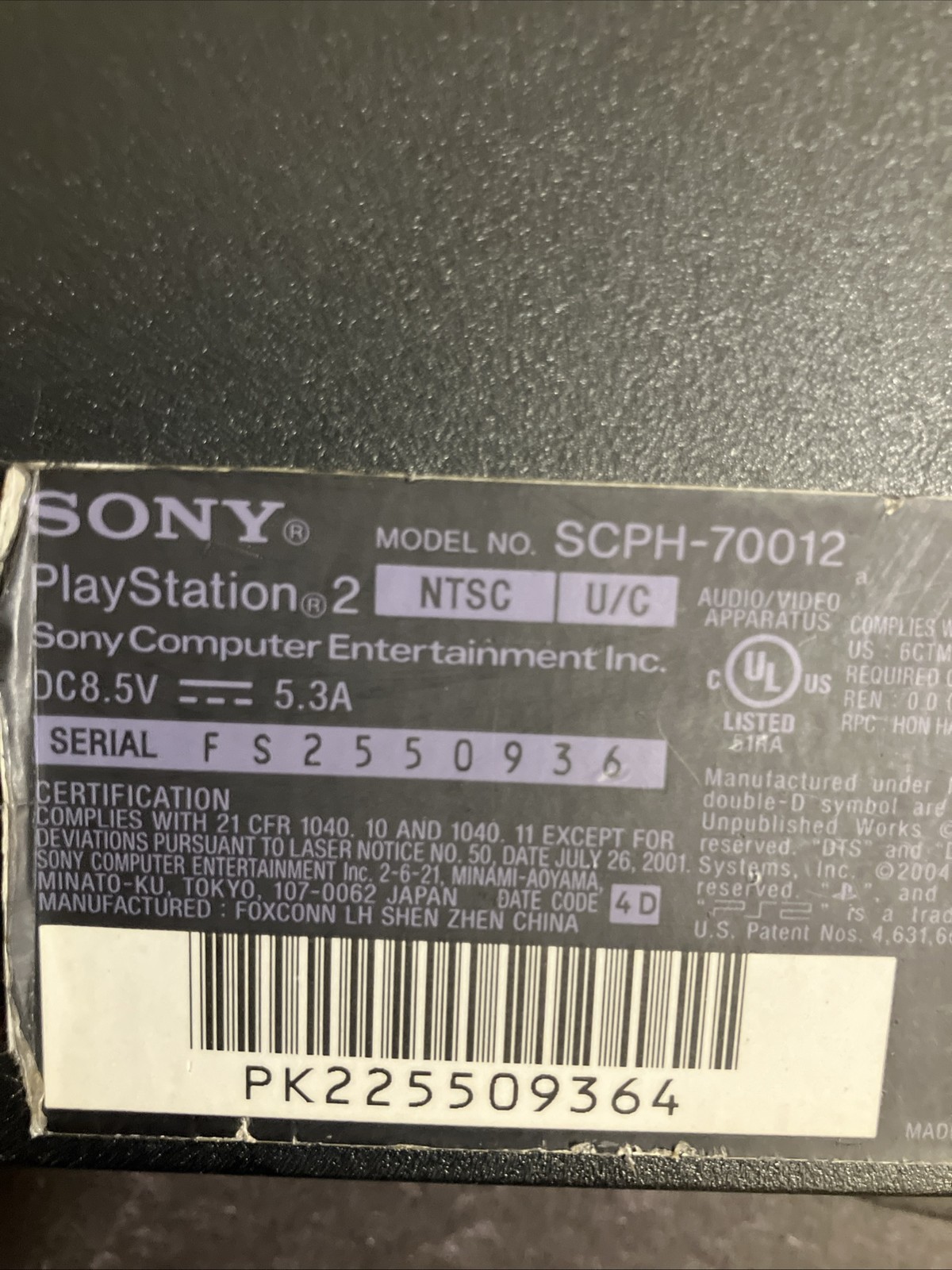 Sony PlayStation 2 Slim Ps2 Console Bundle W/ Games/ Controller & Memory Card