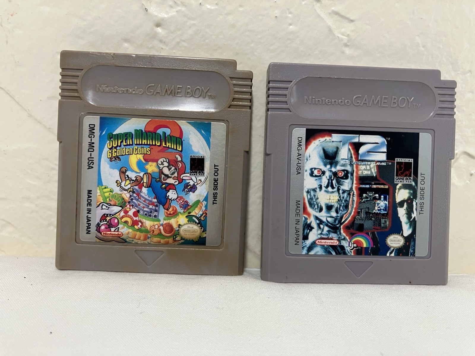 Nintendo Game Boy Color Teal Console W 2 Games Super Mario Land 2 & Terminator 2