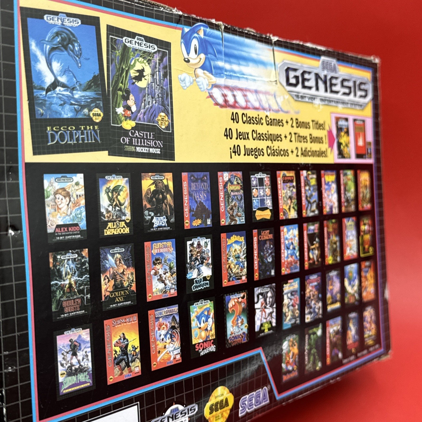 SEGA Genesis Classic Mini Console (MK-16000) Complete/Authentic/Tested/Free 🚢