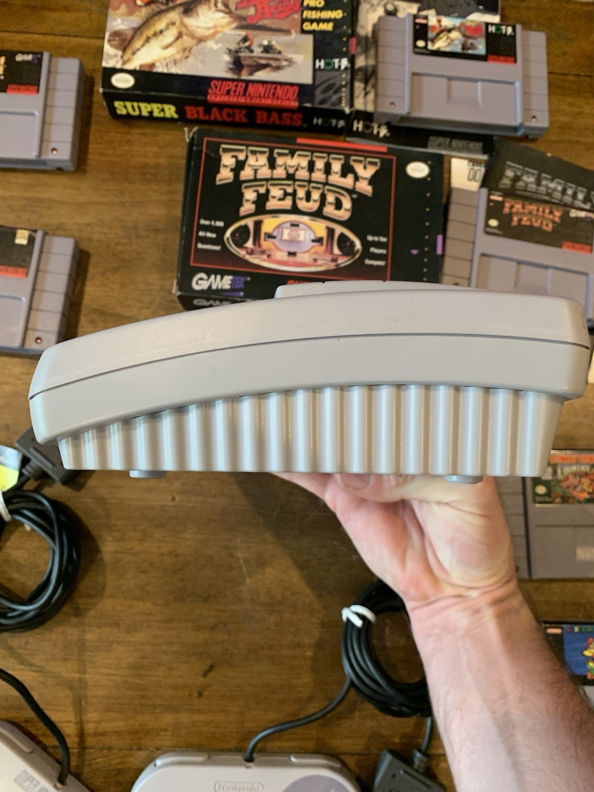 90s Super Nintendo Entertainment System MINI SNES Jr Console SNS-101 5 Games