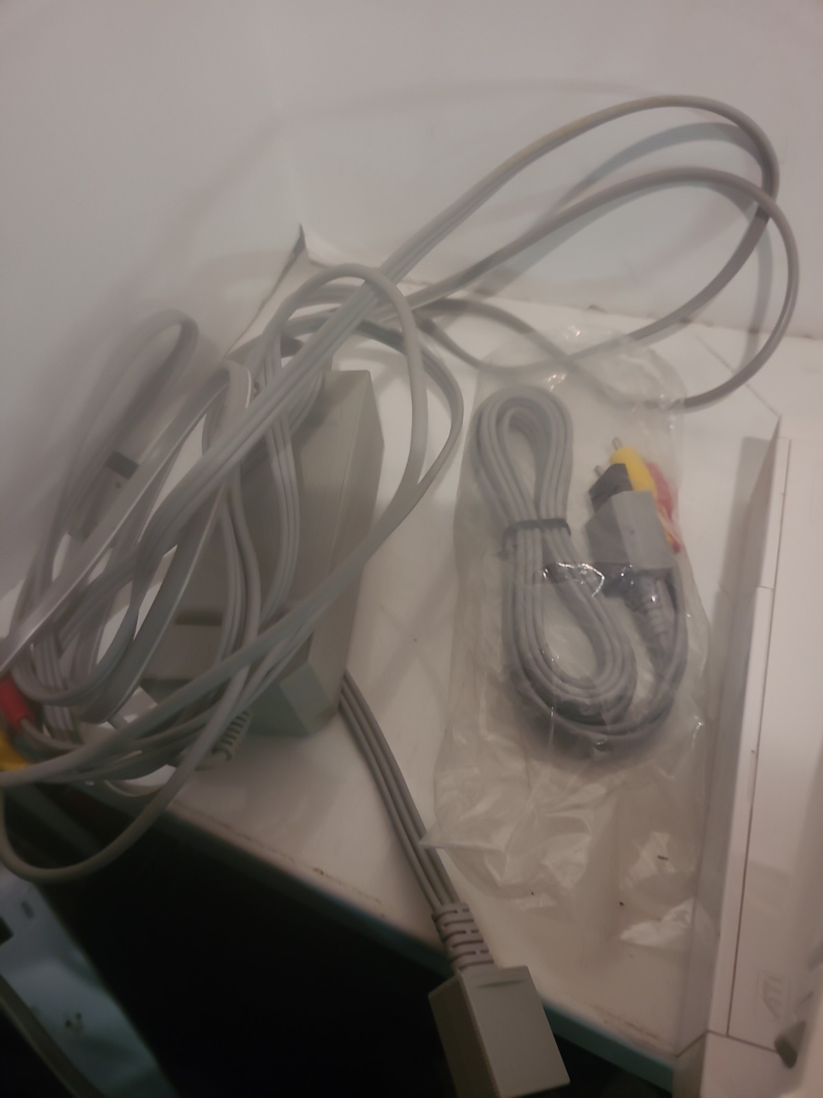 Nintendo Wii Launch Edition White Console RVL-001 OEM CONTROLLER NUNCHUK Works!