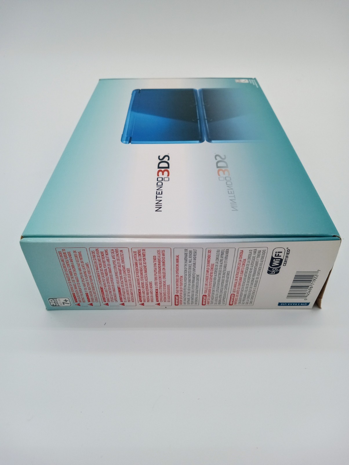 Nintendo 3DS Aqua Blue Handheld System with Box Charger – Excellent Condition