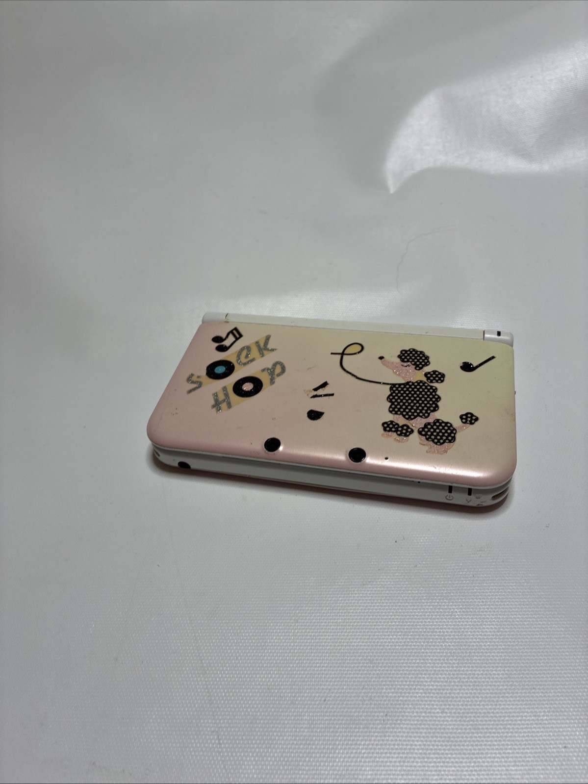 *PARTS* Nintendo Nintendo 3DS XL Handheld System Console Pink/White SPR-001 USA