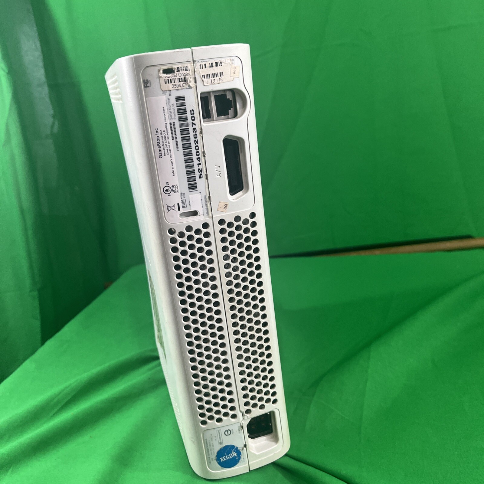 Microsoft Xbox 360 – Matte White – Untested- As Is Parts Only
