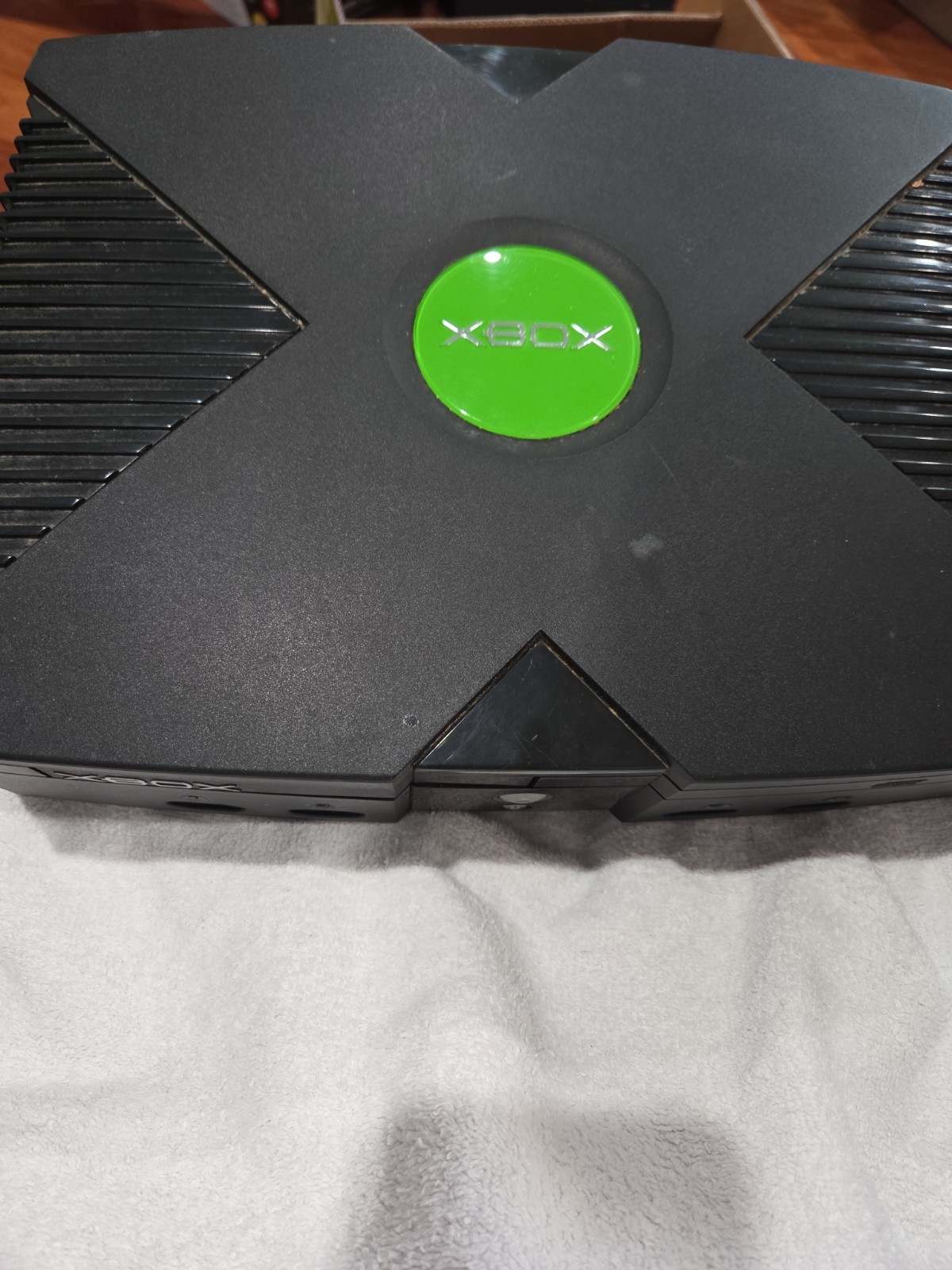 Microsoft Classic Xbox Video Game Console W/ Accessories & 2 Controllers