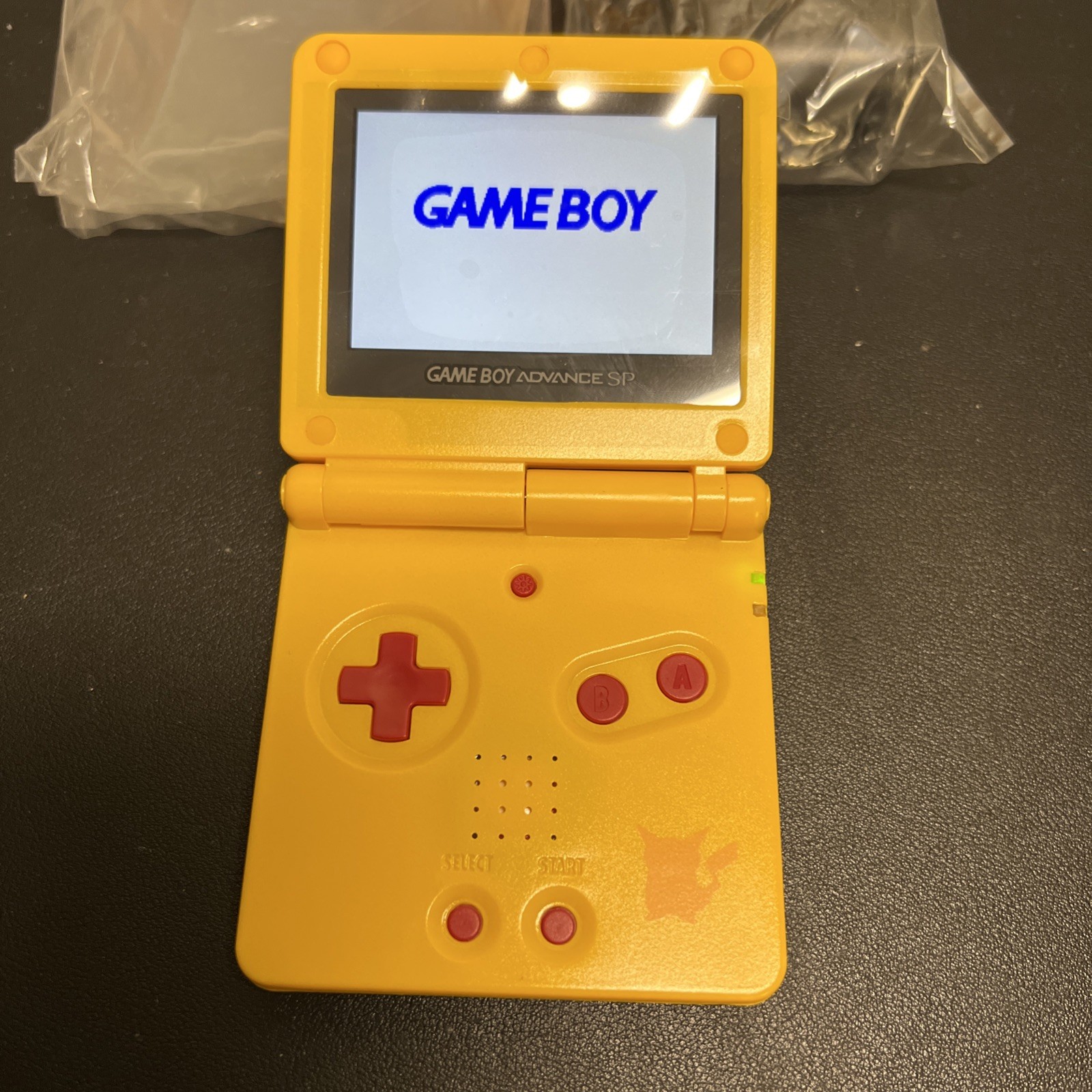 Nintendo Game Boy Advance SP Pikachu Handheld Brighter IPS Screen Yellow