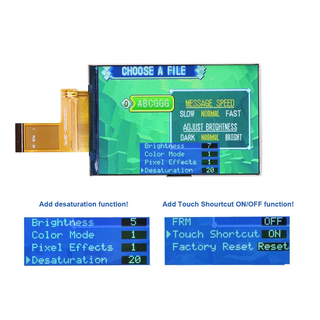HISPEEDIDO 3.0» 720×480 Retro Pixel GameBoy Advance V5 IPS Backlight Kits+Shell