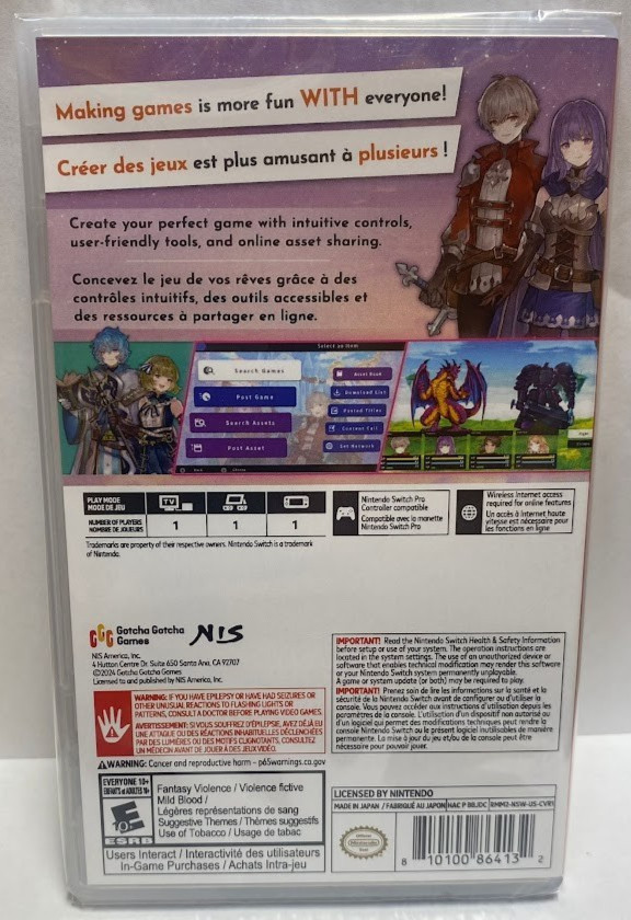 RPG Maker WITH Switch Brand New Game Special (2024 Misc)