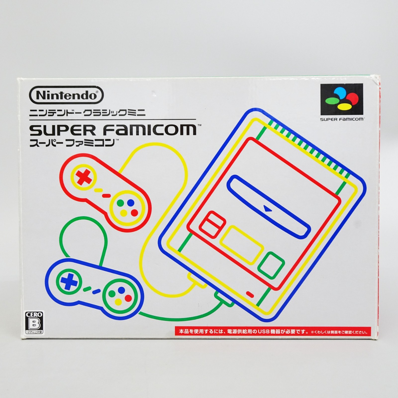 Nintendo Classic Mini Super Famicom Gray console SNES SFC Used Tested Boxed Used