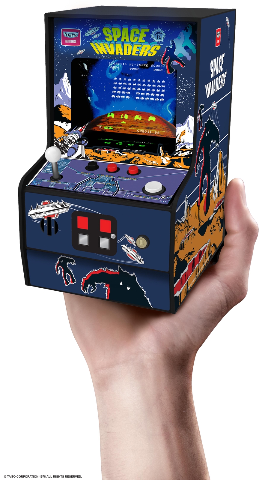 My Arcade Space Invaders Collectible Retro Arcade Machine Micro Player