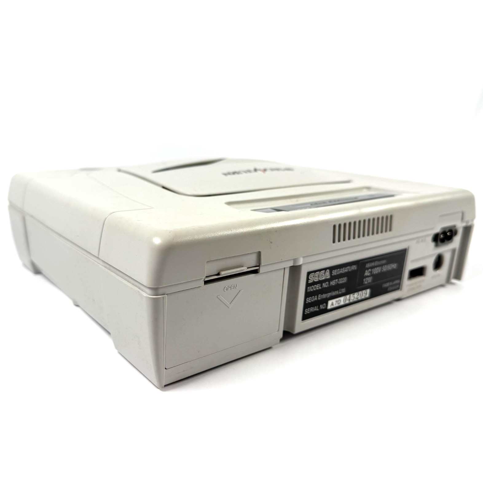 Sega Saturn Console HST-3220 (Japanese – White) Tested w/ Cords Only *US Seller*