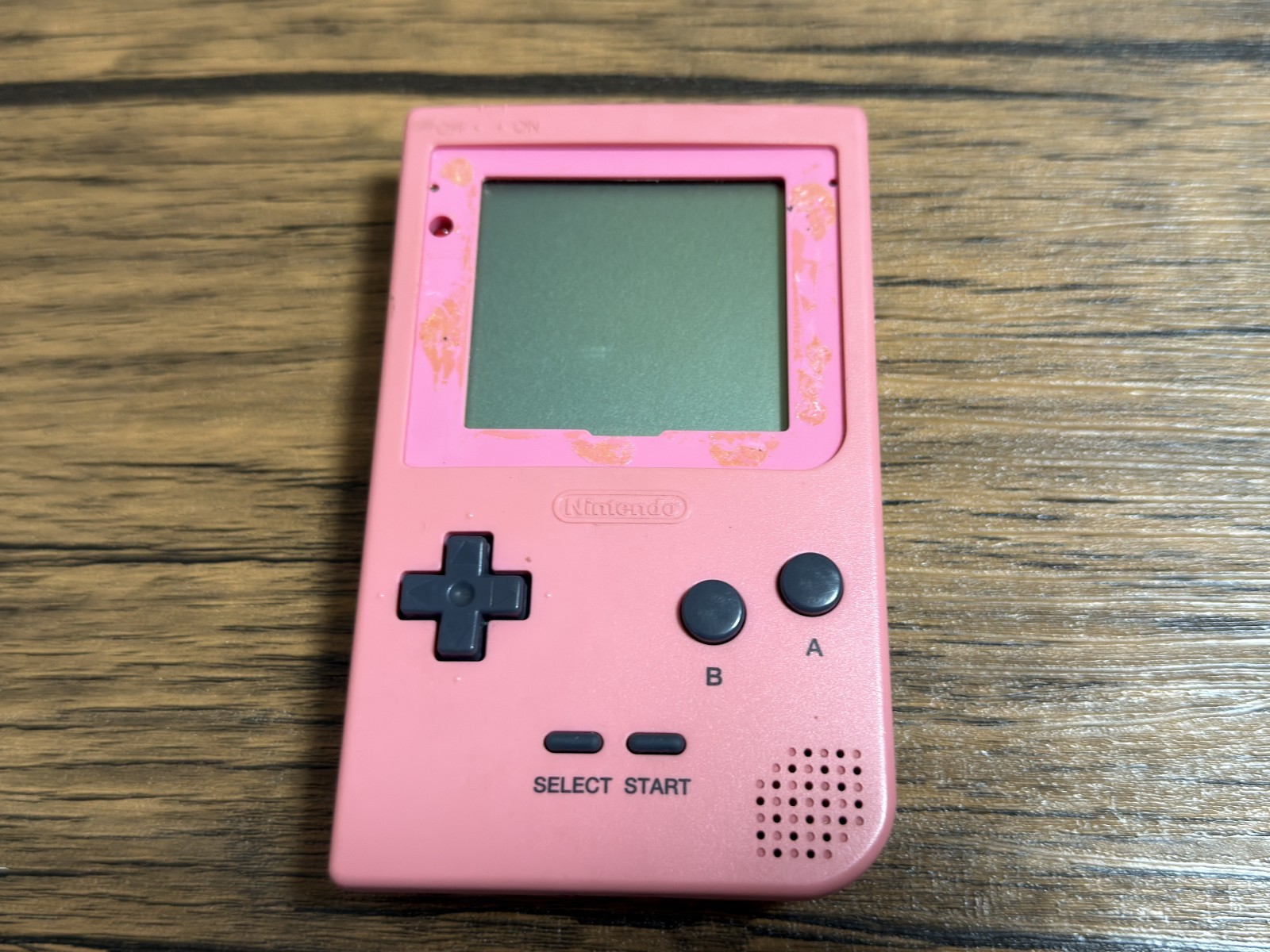 Nintendo Game Boy Pocket Pink MGB-001 Console Untested Japan