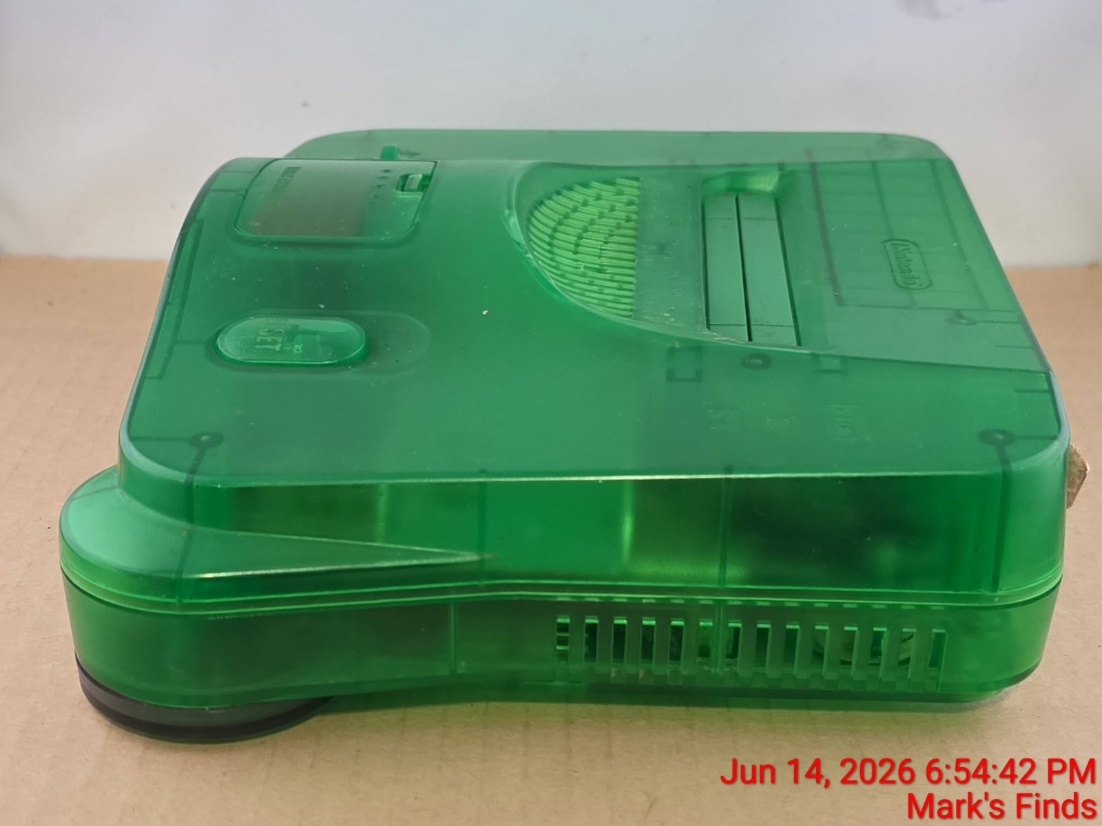 Nintendo 64 N64 Jungle Green Donkey Kong Console Bundle W/ Expansion Pak Tested