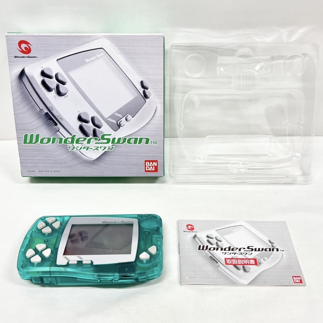 WS — Wonder Swan Console Skeleton Green — WonderSwan, Japan. 192