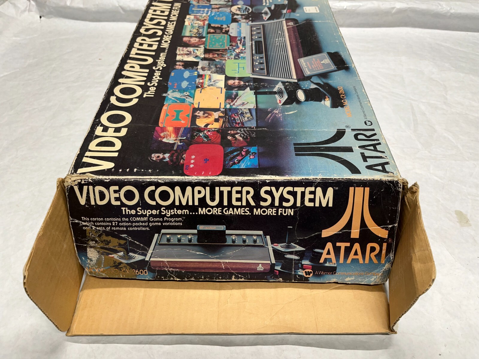 1982 ATARI VCS CX2600 *6 Switch* Console System in Original Matching Box Package