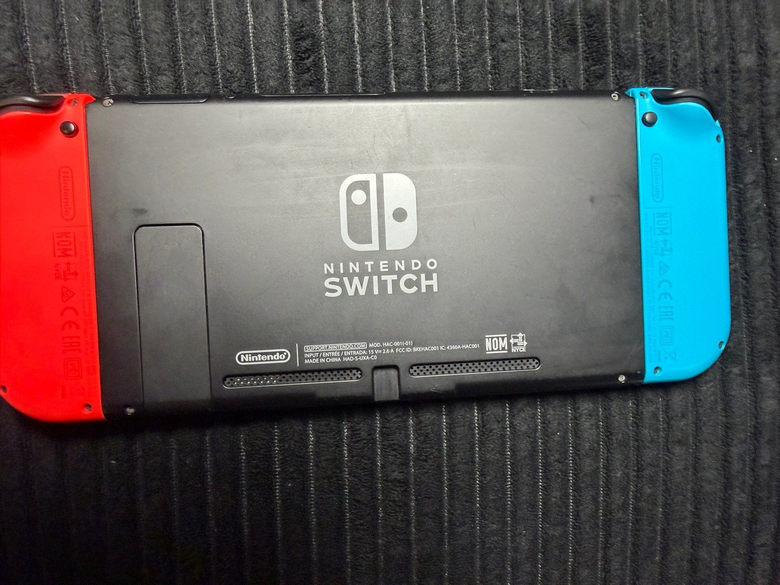 Nintendo Switch V2 HAC-001(-01) Neon Blue Red Joy-Cons Console Tested