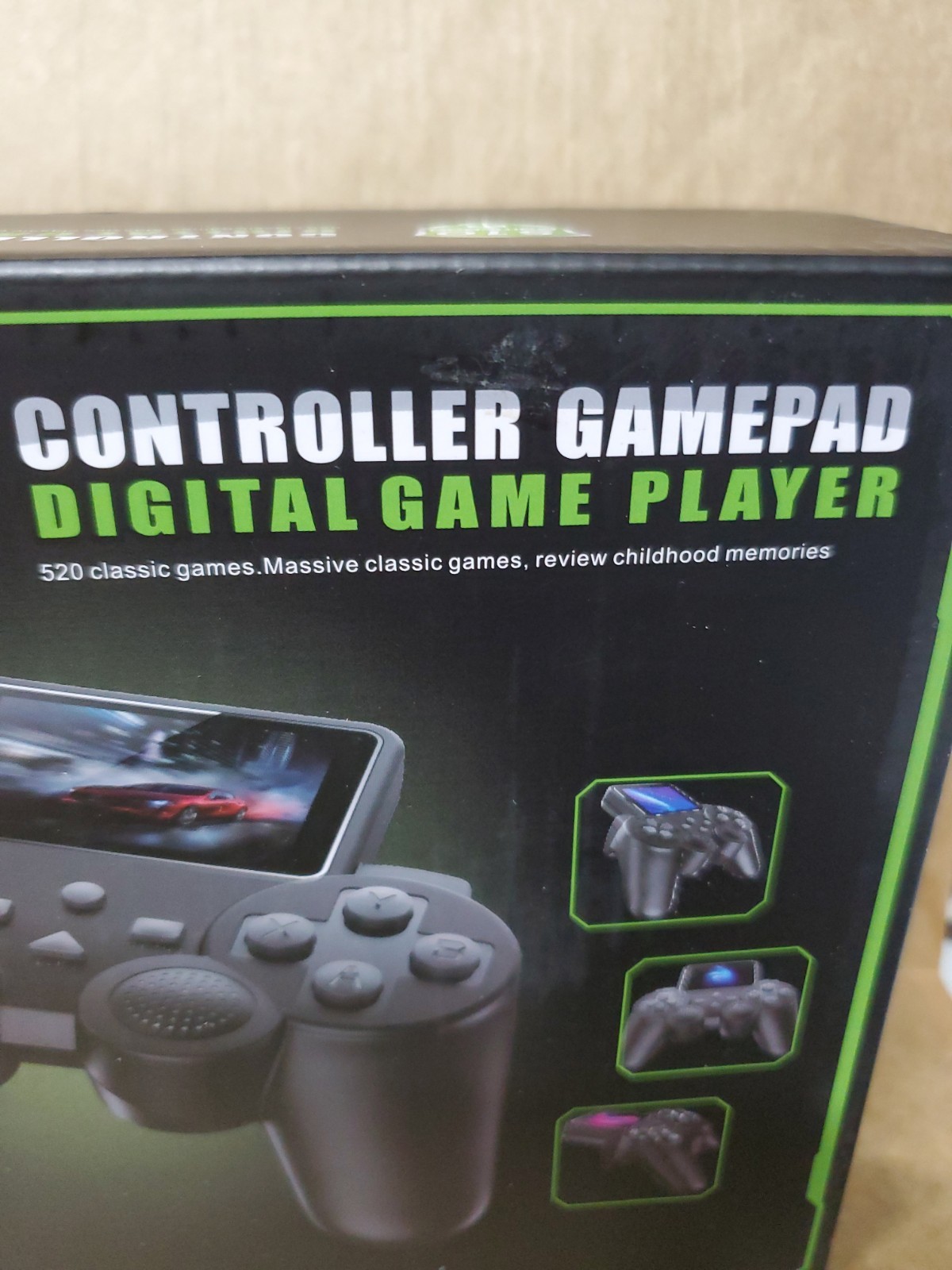 S10 Handheld Gamepad Controller Video Game Player, Black, 520 Built-In Games
