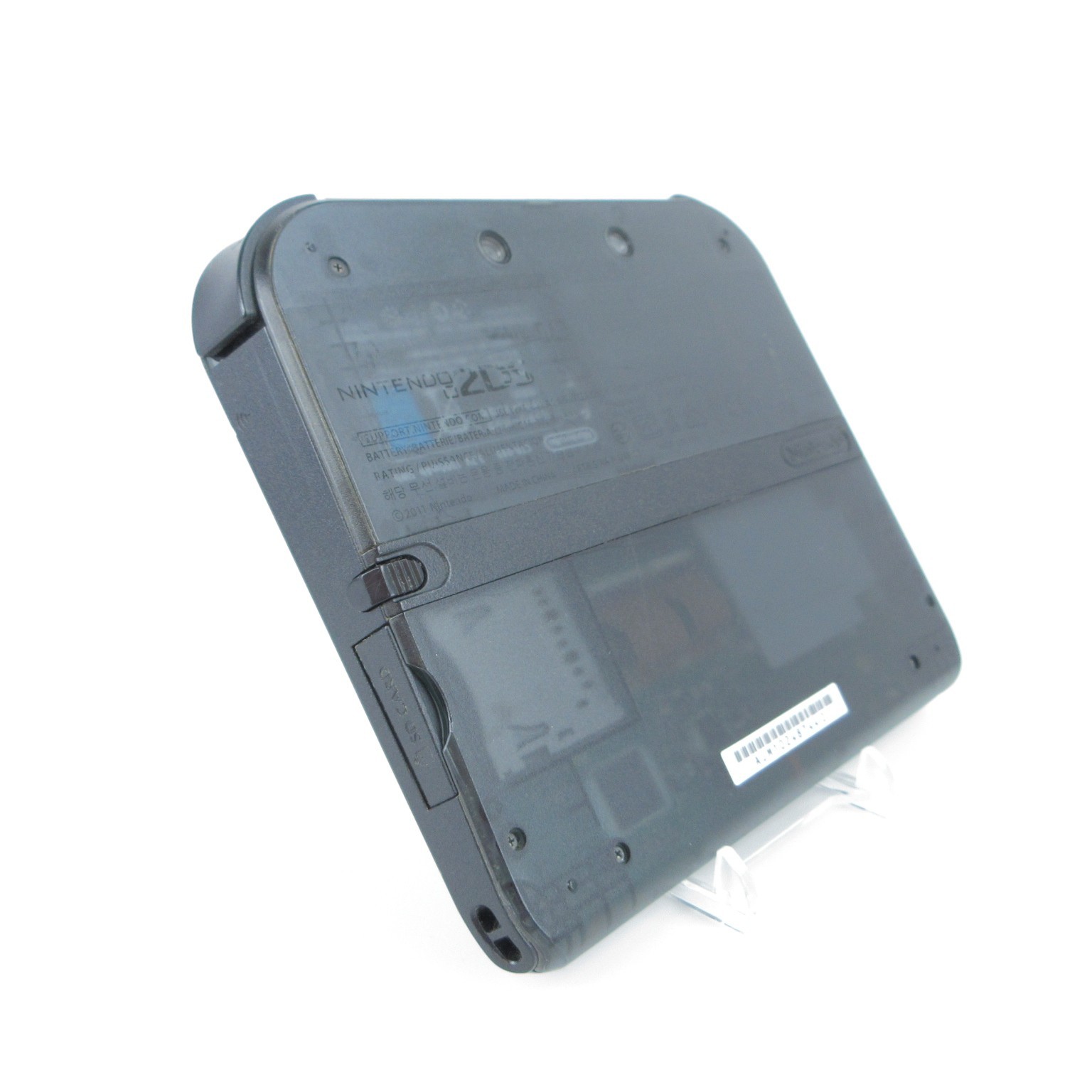 【Good】Nintendo 2DS Clear Black Console Japanese Edition #NET1106/04