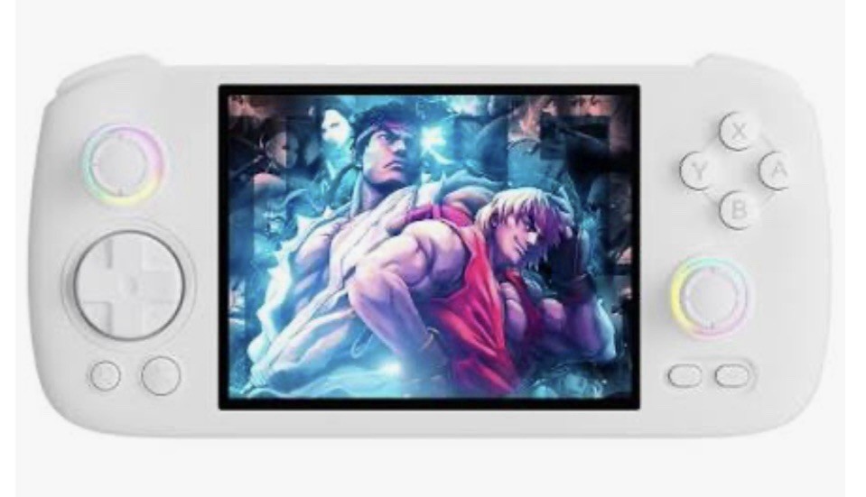 ANBERNIC RG406H – WHITE Android 13 Retro Handheld Console 8GB RAM Hall Joystick