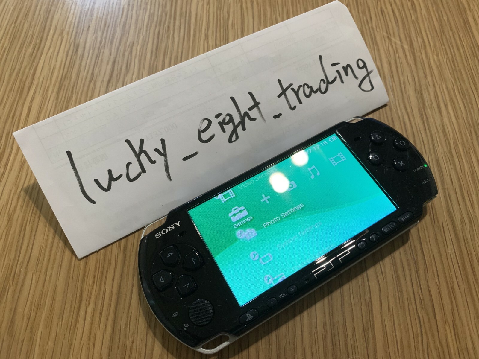 PSP 3000 Piano Black PB Console only No Battery [H]