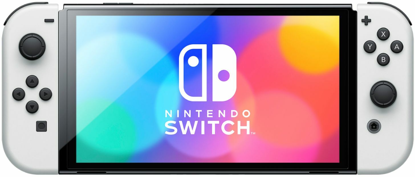 🔥 Nintendo Switch OLED 64GB WHITE Joy Cons Newest Game Console + 2 Day SHIP! 🔥