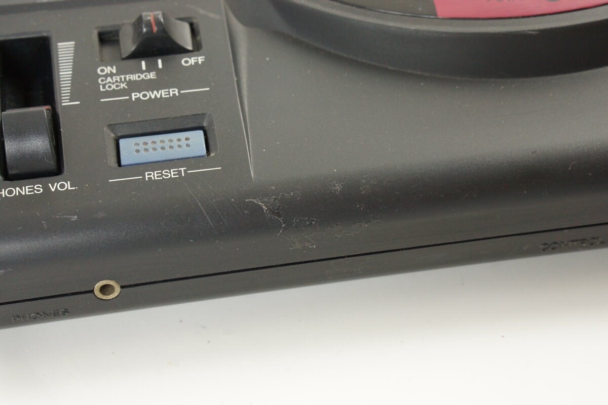 Mega Drive SEGA Console wz Mega Gene tsu HAA-2510 Tested System Genesis 98M31227