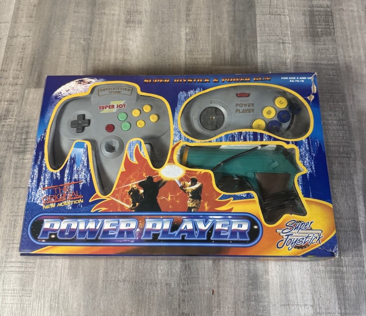 Power Player ’90s Super Joystick TV Game Controllers N64 Nintendo NES Bootleg H1