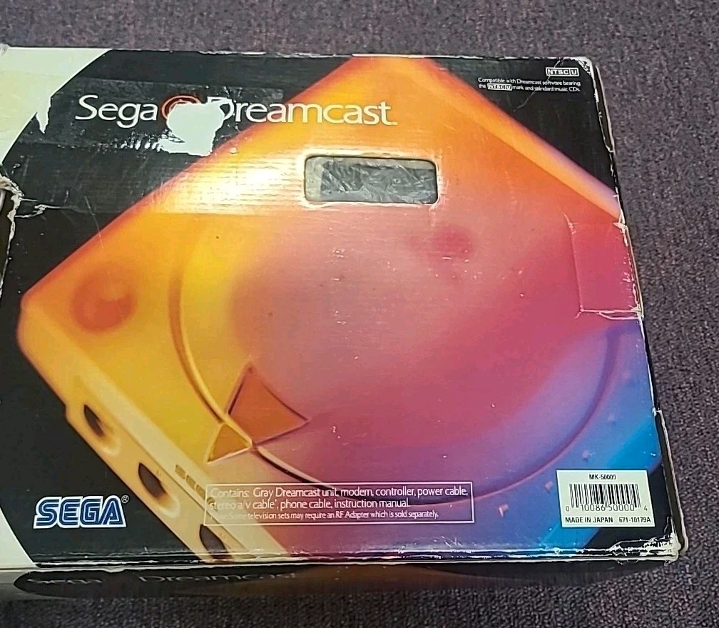 Sega Dreamcast Launch Edition Home Console in Box
