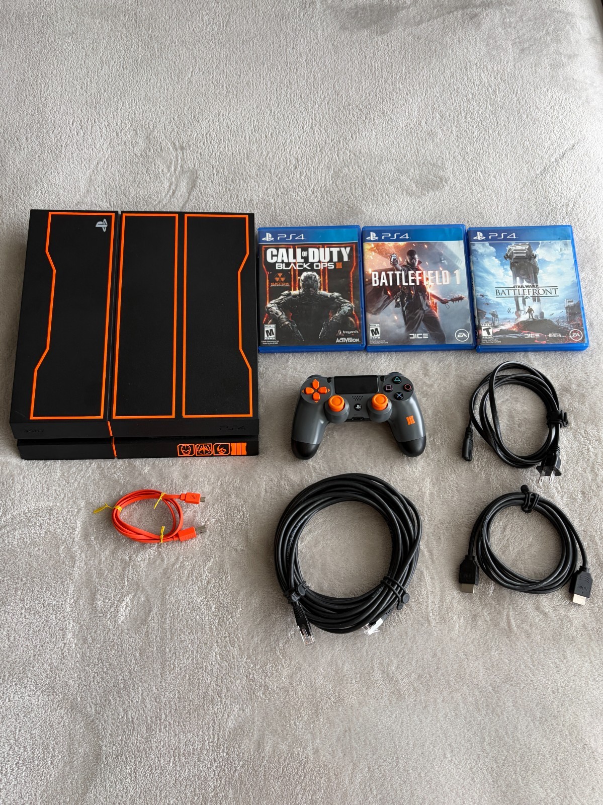 Sony Playstation 4 Call of Duty Black Ops III 3 Limited Edition Console Slim 1TB