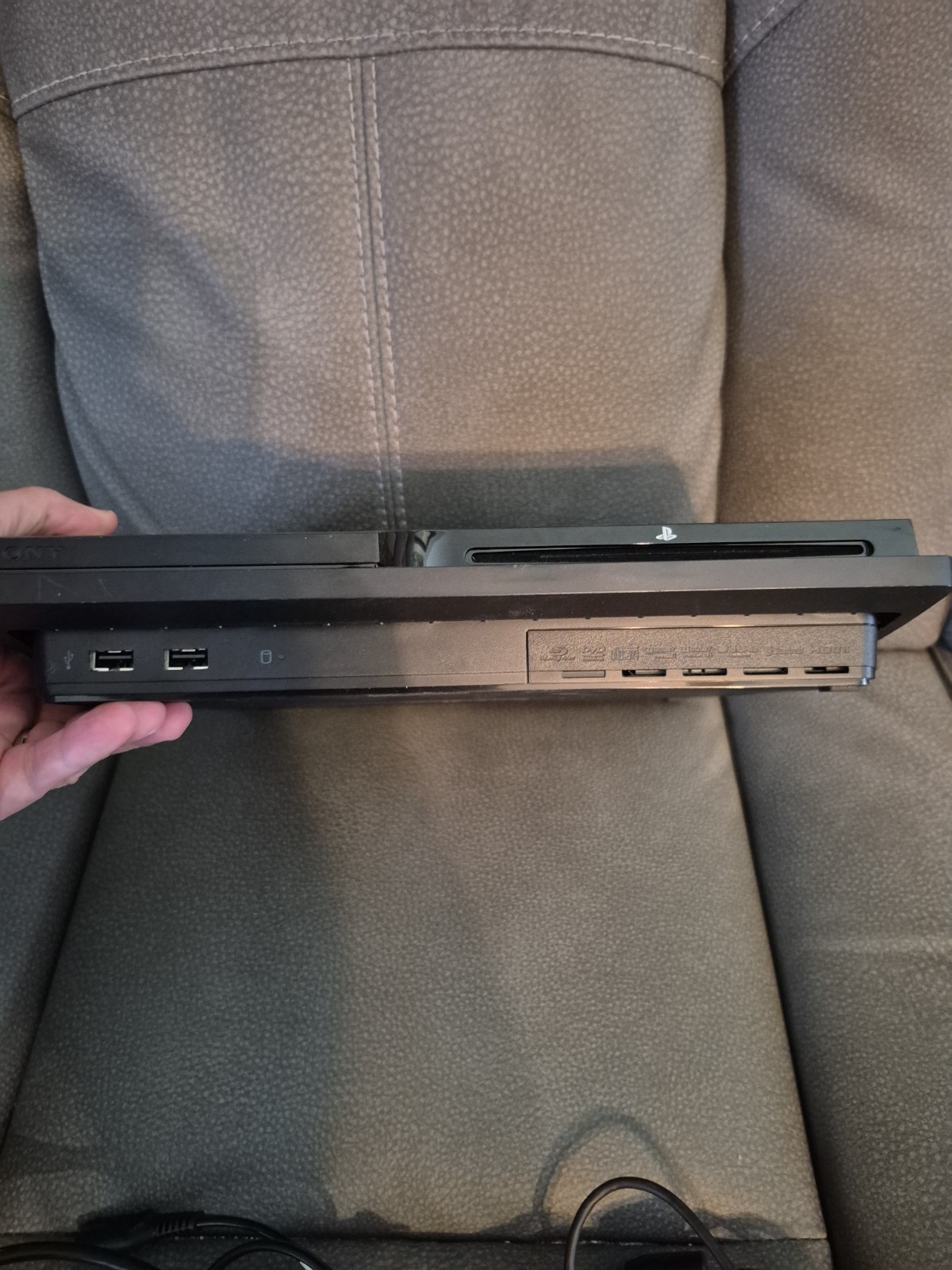 Sony PlayStation 3 Slim PS3 160GB Console Controller + Cords
