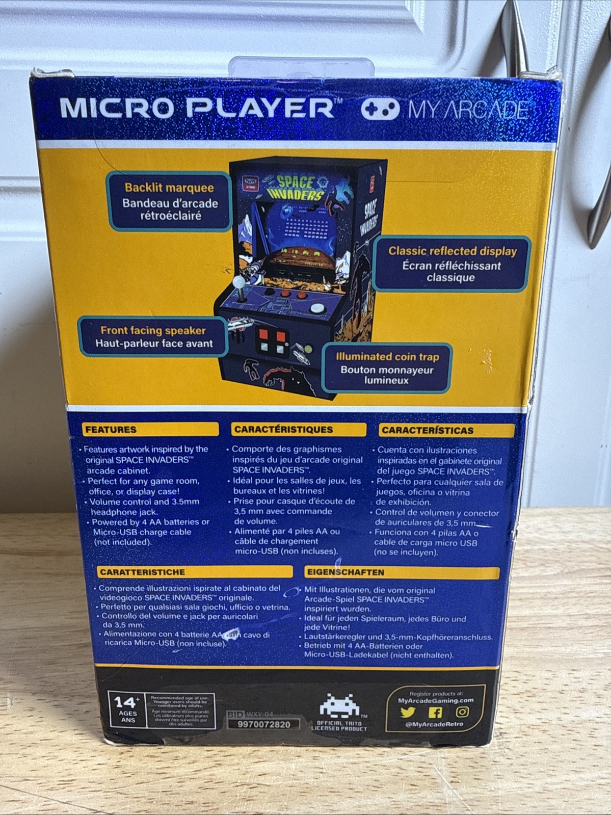 My Arcade – DGUNL-3279 Space Invaders Micro Player Retro Arcade Machine New