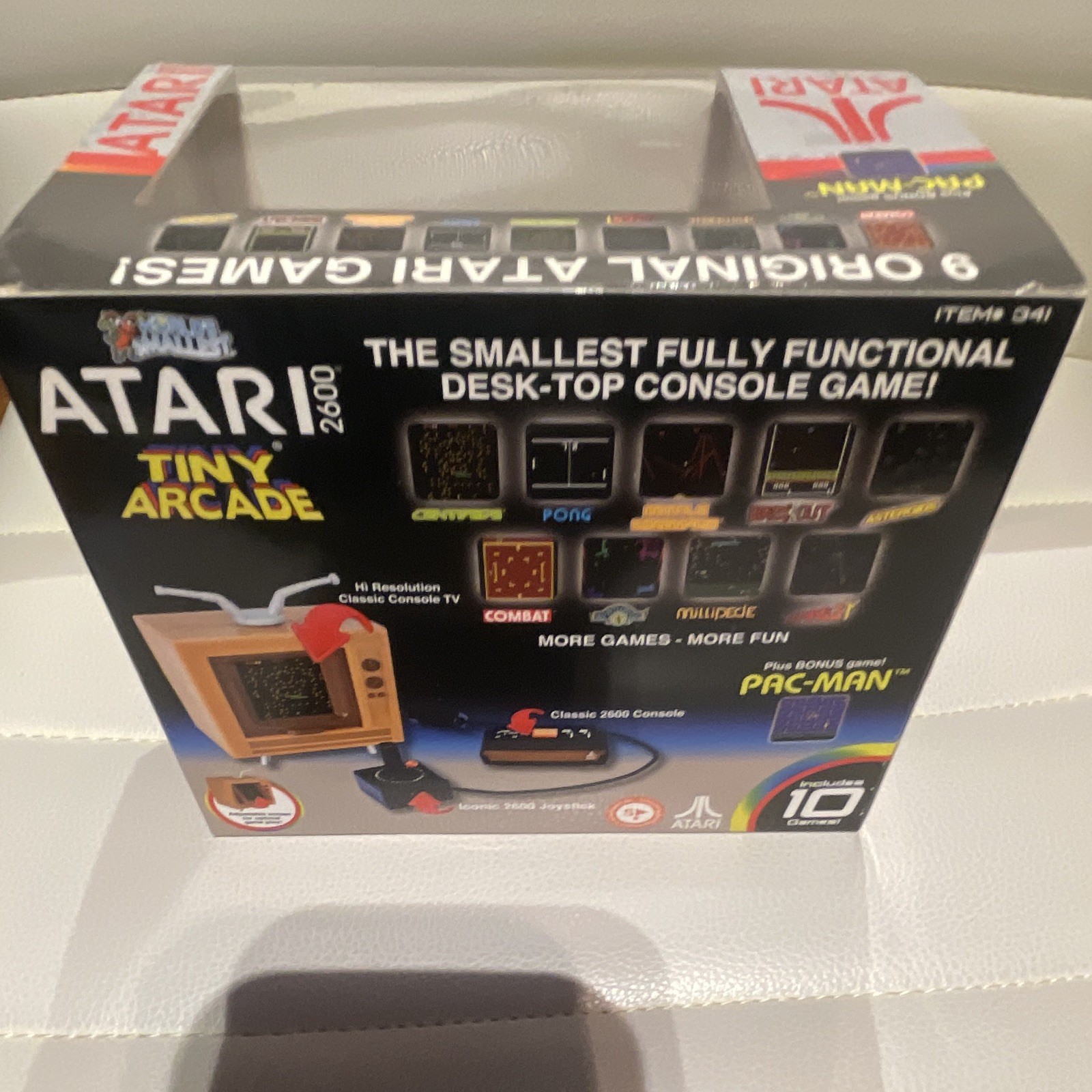 Atari 2600 Tiny Arcade Microconsole Built-In 9 Games + Pac-Man NTSC MPN 341