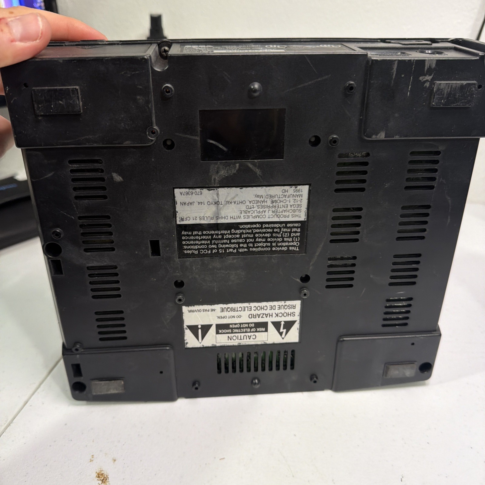 Sega Saturn Console And HDLOADER Untested **For Parts or Repair**
