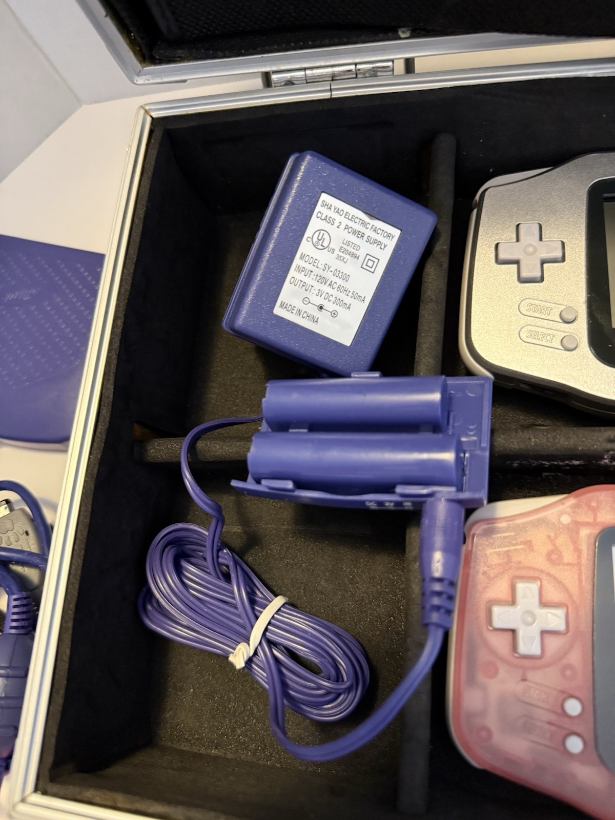 Gamboy Advance Lot 2 Consoles 3 Games Intec Accessories Game Cases Etc. Read
