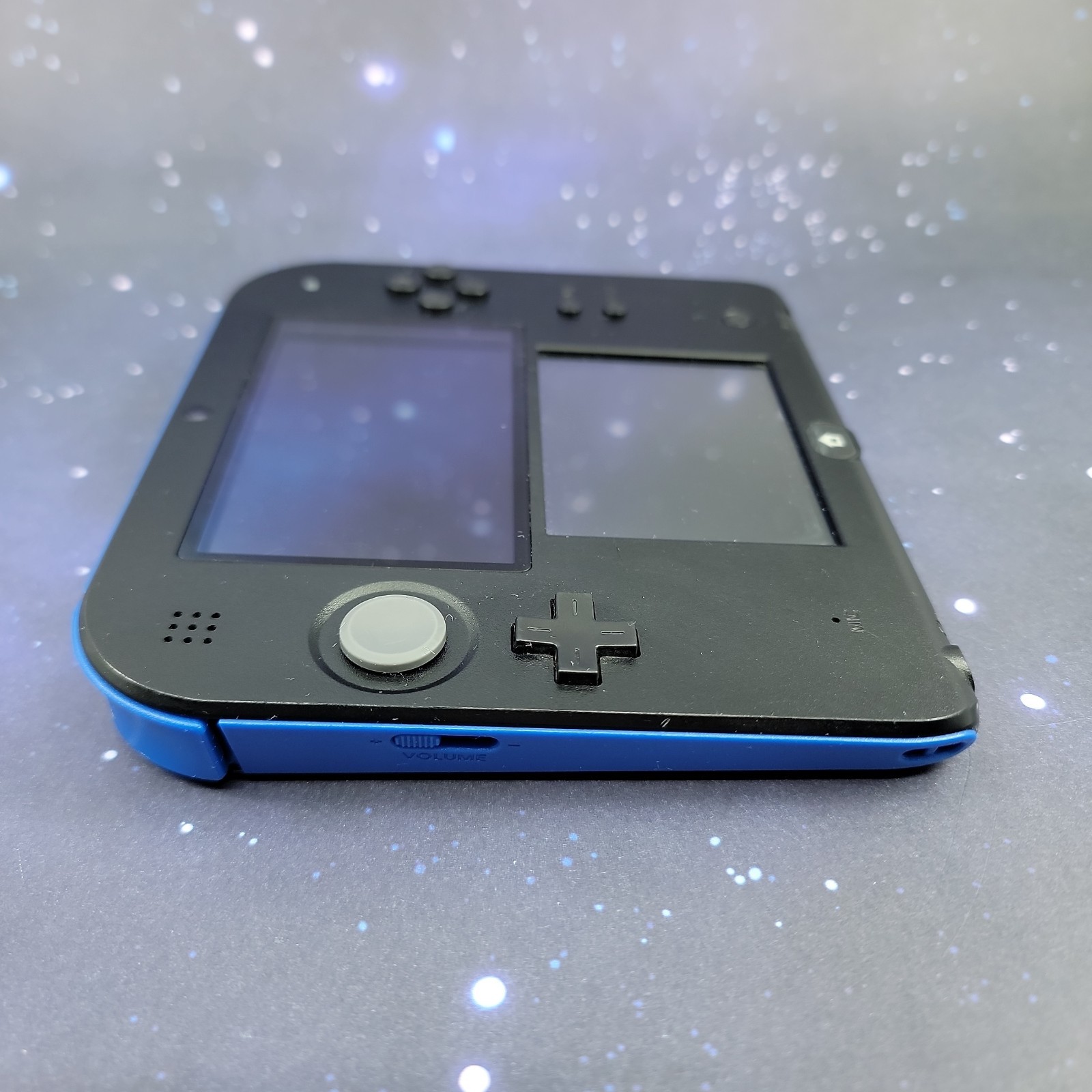 Nintendo 2DS Console Blue Black W/ Stylus & Power Cord Tested Working NTSC-U