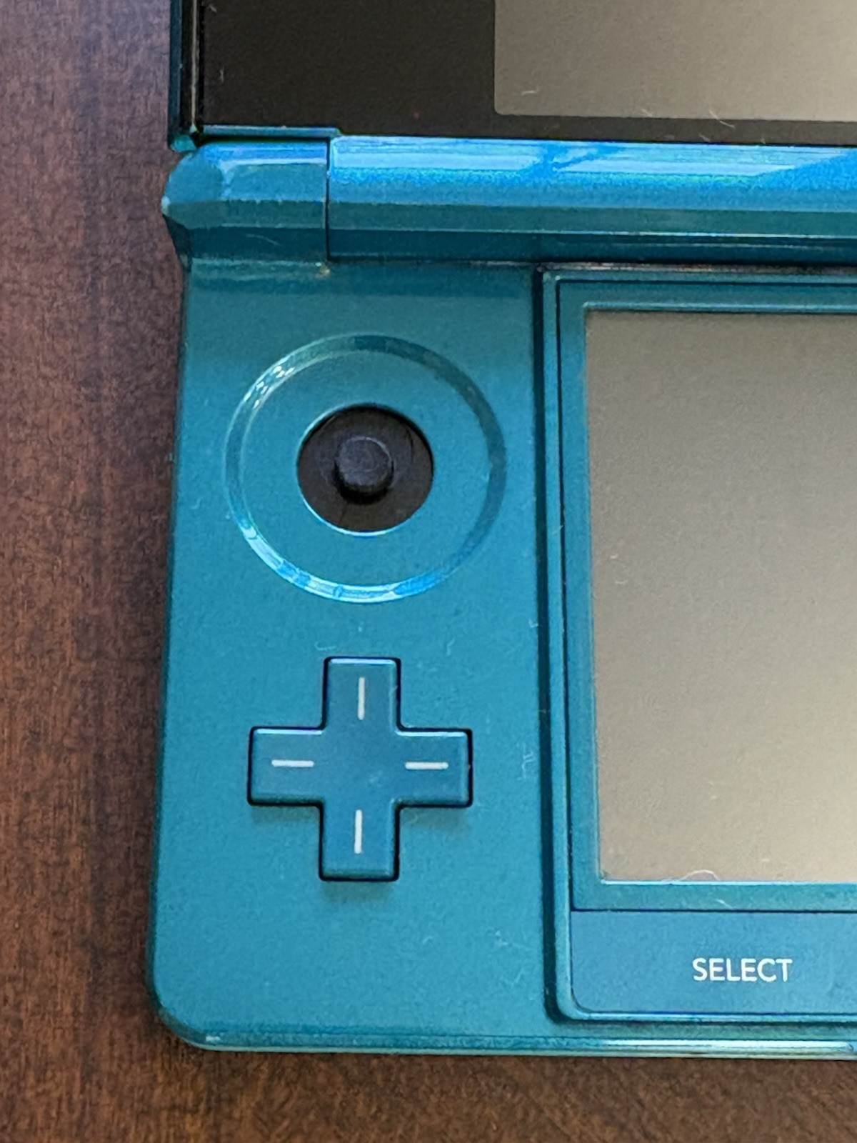 Nintendo 3DS Aqua Blue Handheld Console System CTR-001 Tested Heavy Wear/Scratch