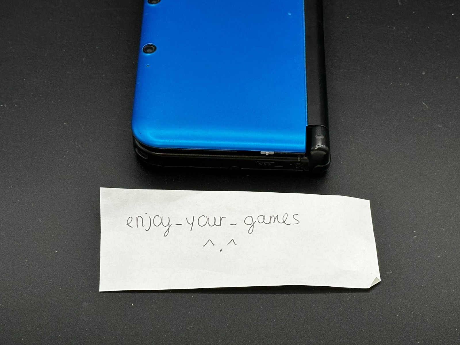 Nintendo 3DS XL LL Blue/Black | English | Charger | US Seller – SHIP IN 1-DAY