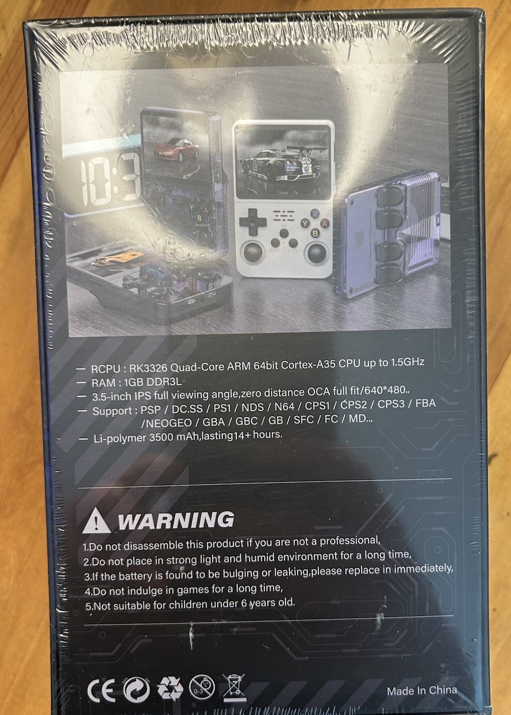 NEW R365 Handheld Video Game Console Emulator – 128GB – Purple