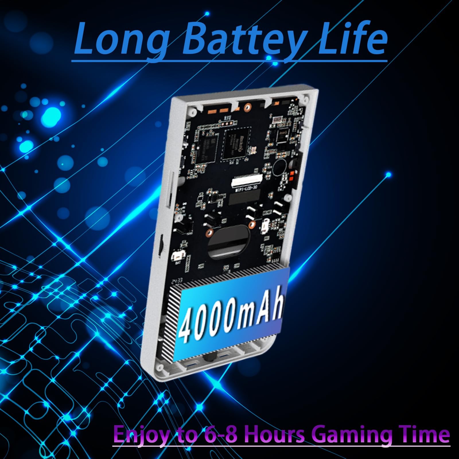 R36MAX Retro Handheld Game Console, 4000mAh Battery with 4 Inch IPS HD Screen…