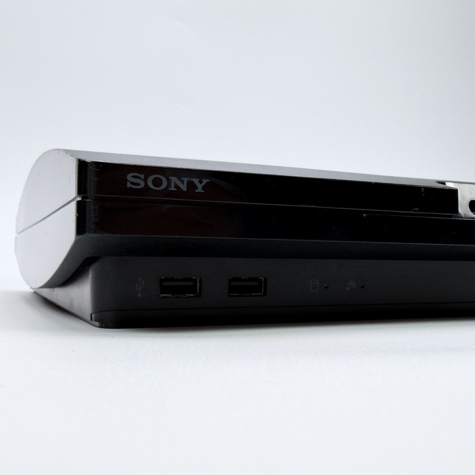 Sony PlayStation 3 PS3 Slim 120GB CECH-2101A Black Console Controller See Video